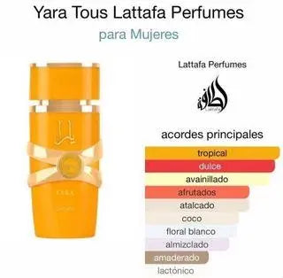 Yara Tous Eau De Parfum 100ml | Inspired by Citrusy Floral Amber Notes